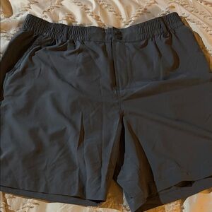 BURLEBO Men's Charcoal Athletic Shorts